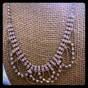 Gorgeous faux diamond necklace